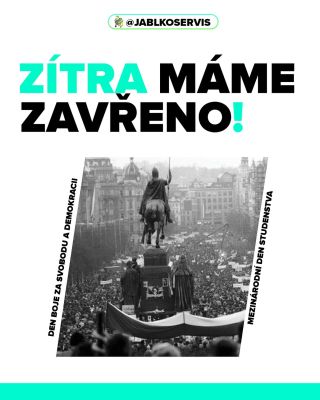 🇨🇿 Státní svátek - 17. listopadu Zítra si připomínáme Den boje za svobodu a demokracii. Den, který v sobě nese odvahu,...