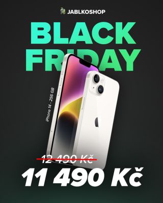 🖤 BLACK FRIDAY PREMIUM NABÍDKA 🖤 iPhone 14 • 256GB 💎 Luxusní stav 📦 Odesíláme do pár hodin ⚡ Speciální BF cena Exkluzivní...